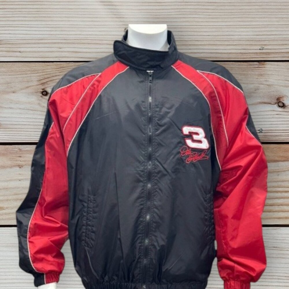 NWOT Vintage 90s Winner’s Circle Dale Earnhardt 3 Embroidered Windbreaker Jacket - Picture 2 of 12